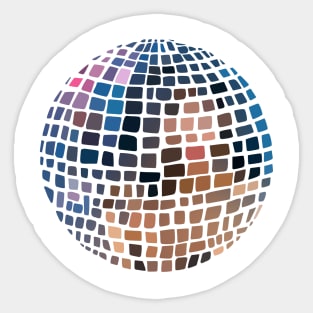 Bad Girl Disco Ball Sticker